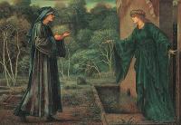 Burne-Jones, Sir Edward Coley - Pilgrim at the Gate of Idleness